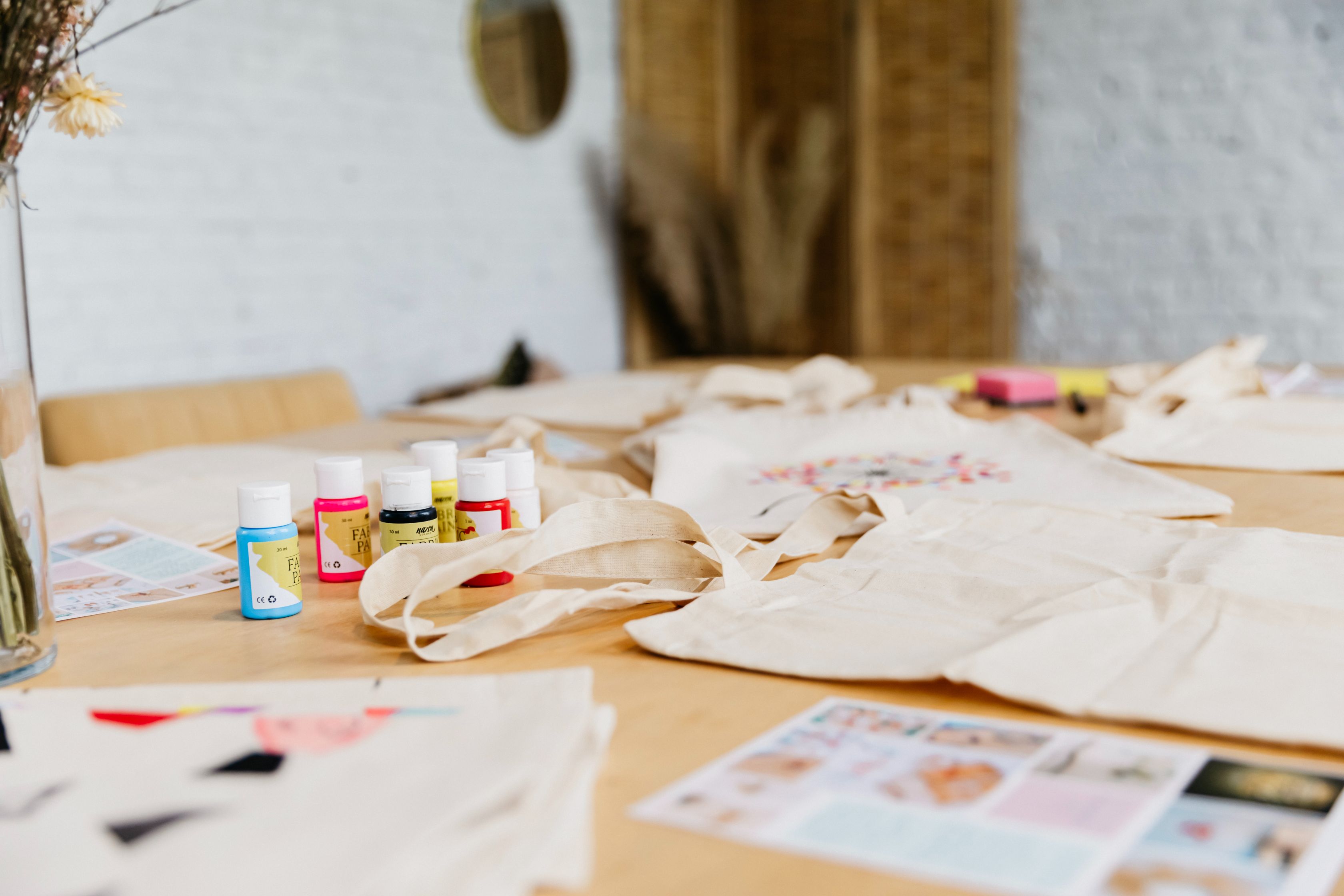 Ouder-kind workshop - Totebag pimpen - Foto