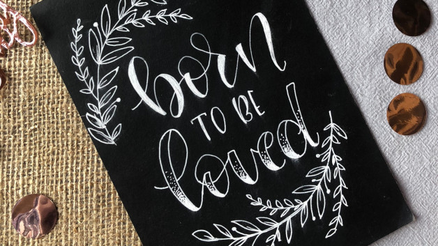 Babyshower Handlettering Workshop