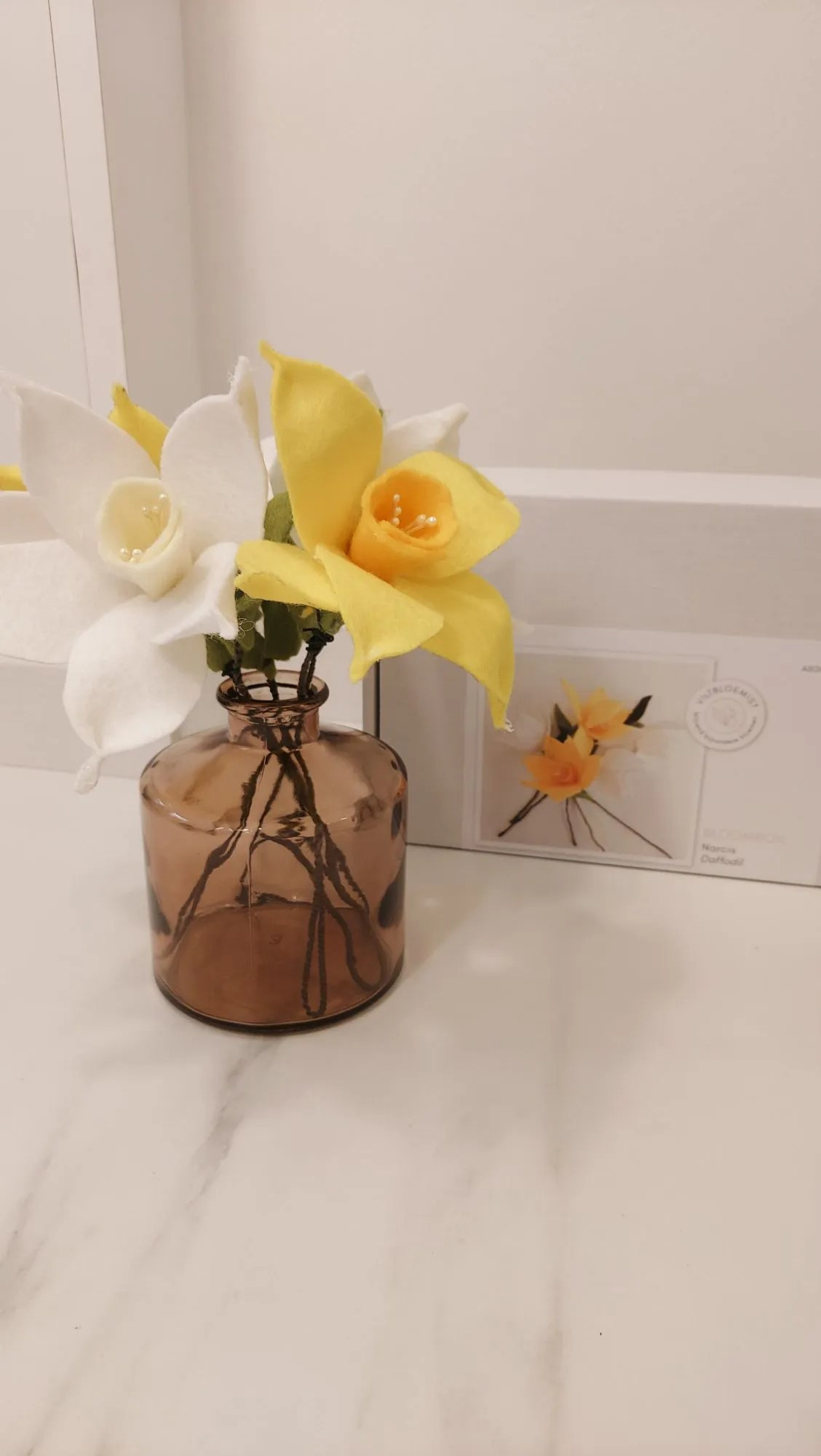 Vilten bloemen - workshop in groep - Foto