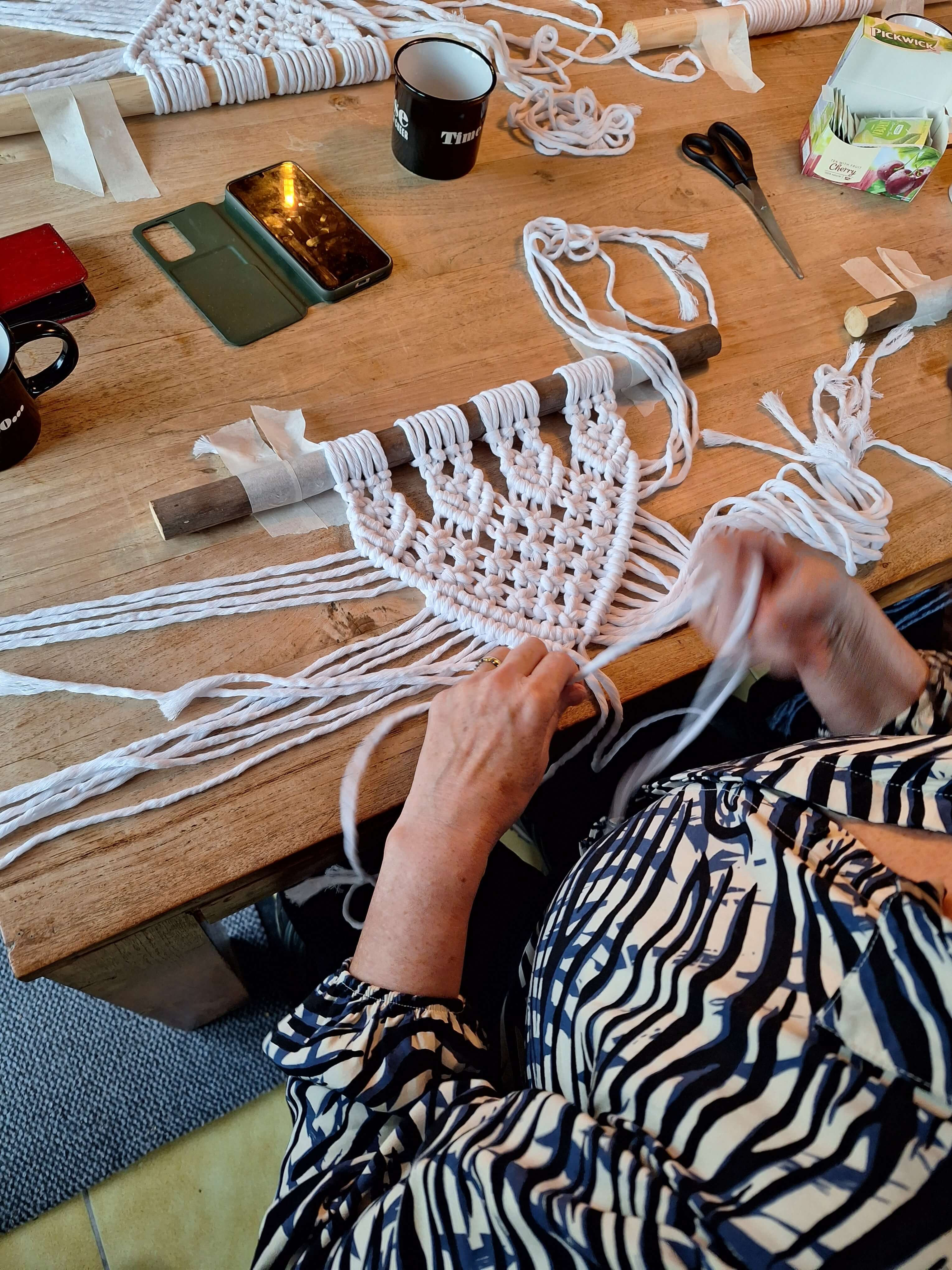 Workshop macramé - Foto