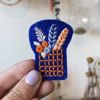 Borduurpakket DIY Broche