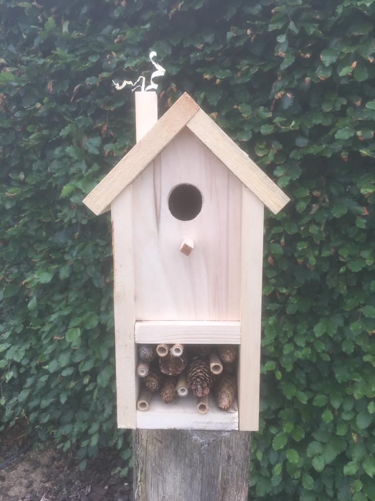 Workshop vogelhuisje met insectenhotel