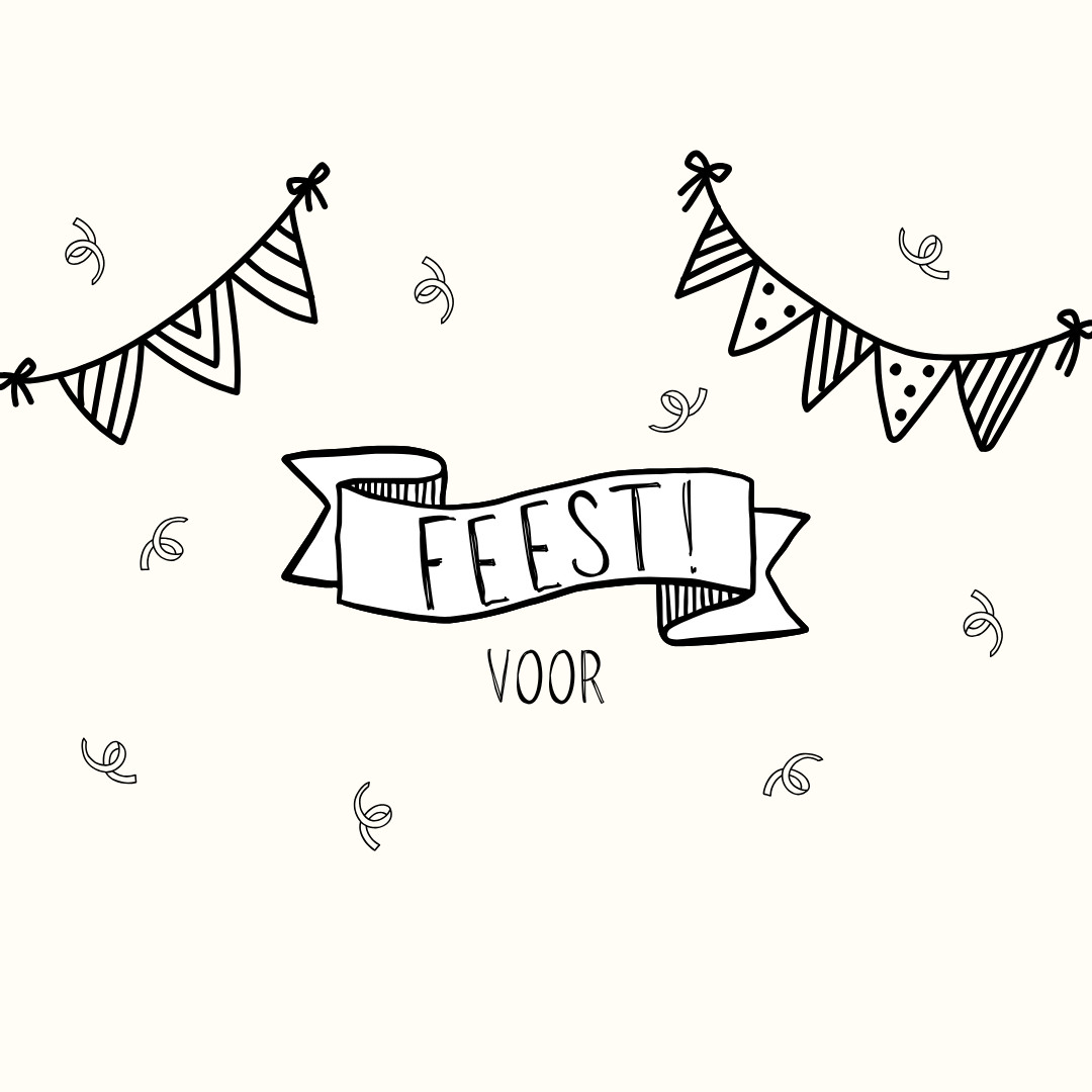 Raamtekeningen FEEST 🪟🎉 Maak je eigen raamtekening! - Foto