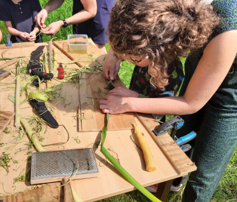 workshop touw maken van natuurlijke vezels