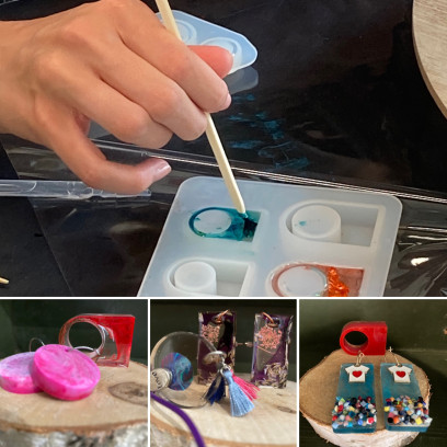 Workshop 'uitblinken' met je eigen juwelen in hars (resin)