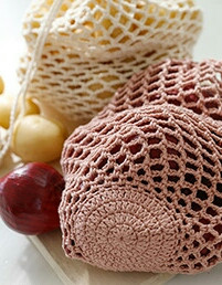 Creatief en duurzaam: "haak je eigen groenten/fruitnetje" - workshop in groep - Foto