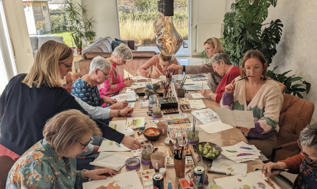Workshop aquarel- privé groepen