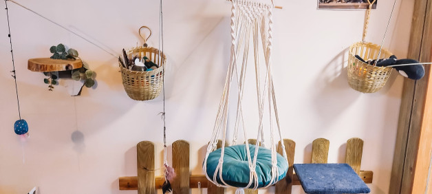 Macramé & Katjes – knoop een knusse hangmand voor je kat 🐾🧶🌸