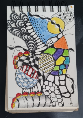 Neurographica tekenen Zen-art/ neurografics