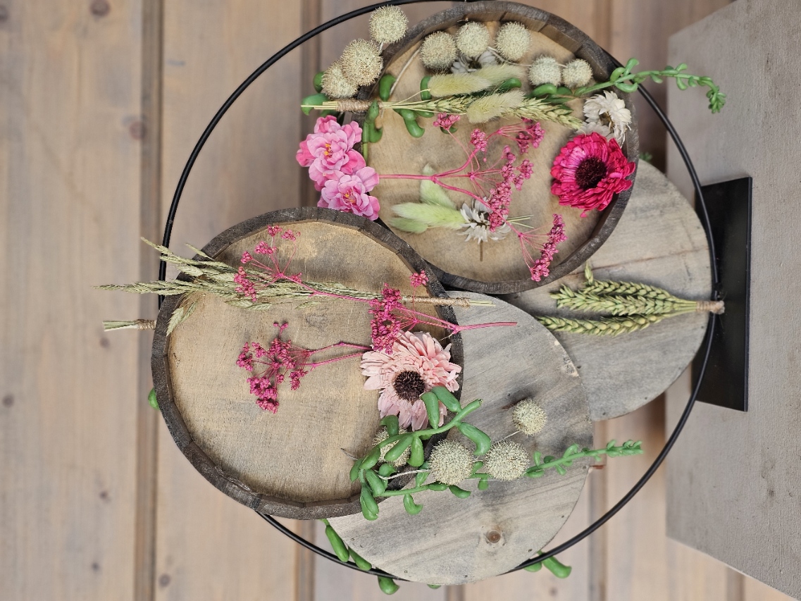 Bloemworkshops Ring op een vernieuwende manier opgevuld