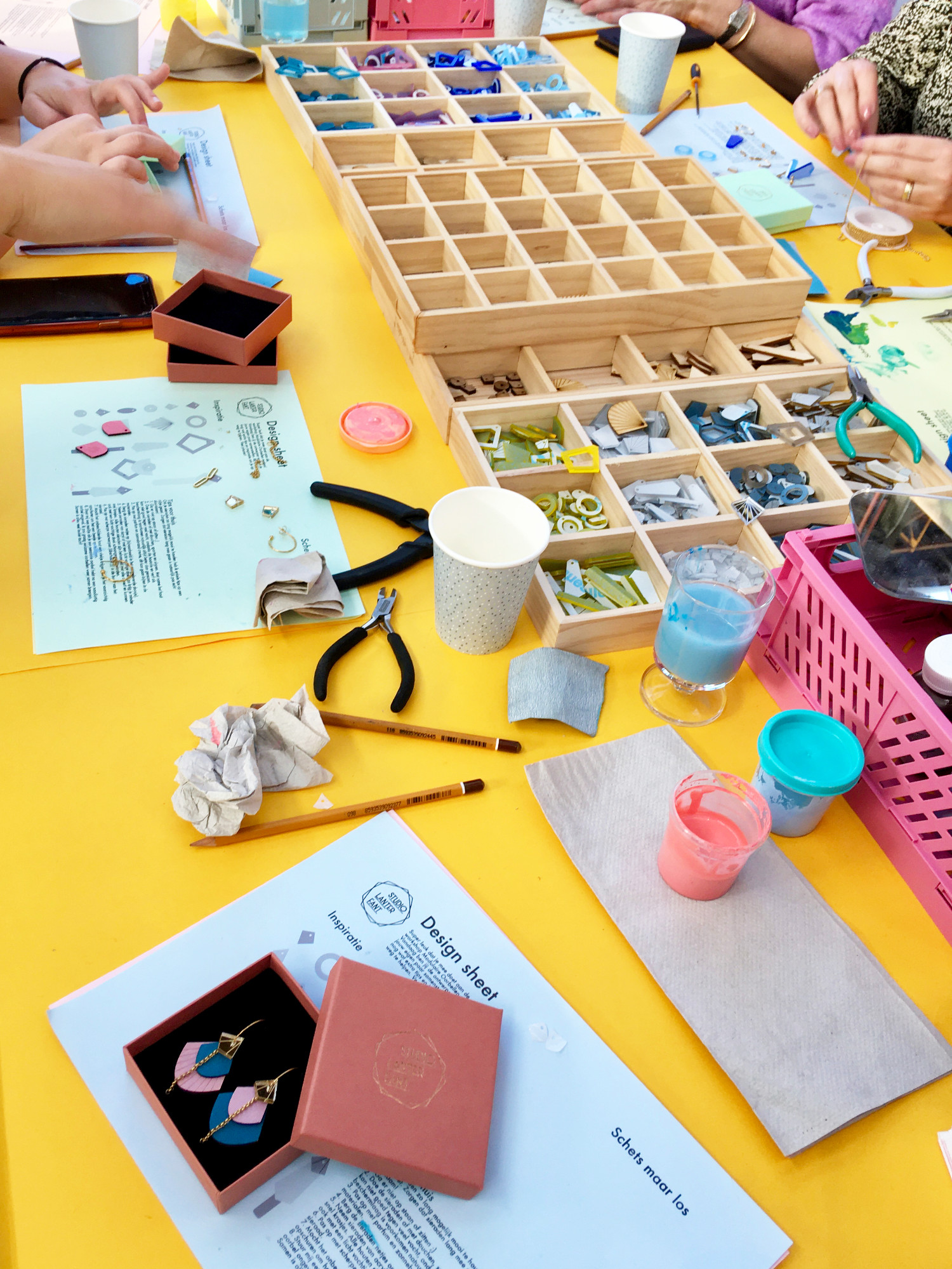 Sieraden Workshop: Modulaire Oorbellen of ketting maken - Foto