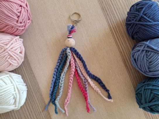 octopus sleutelhanger haken