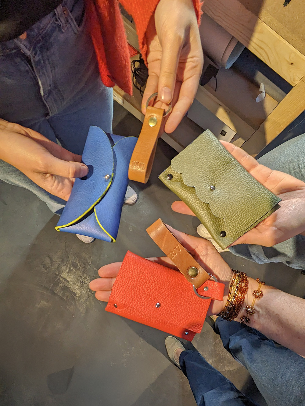 Kleine lederen accessoires - Foto