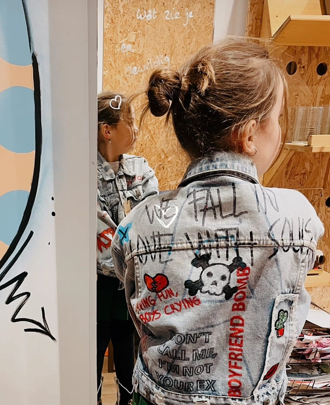 Jeansjasjes pimpen voor groepen - Foto