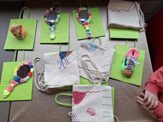vorm en vrolijkheid met foam clay