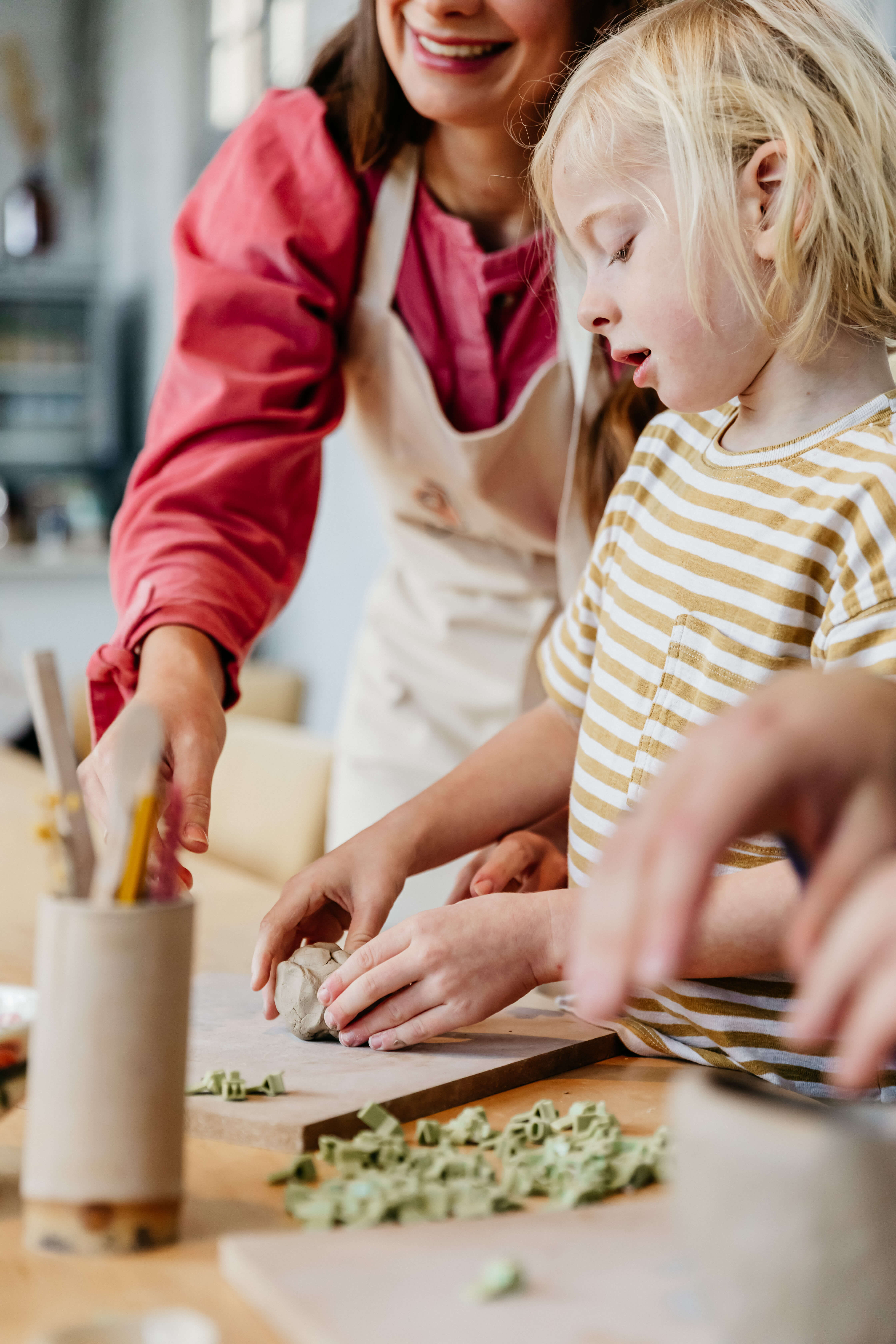 Duoworkshop keramiek, volwassenen-kind (6 jaar - 12 jaar) te Mechelen - Foto