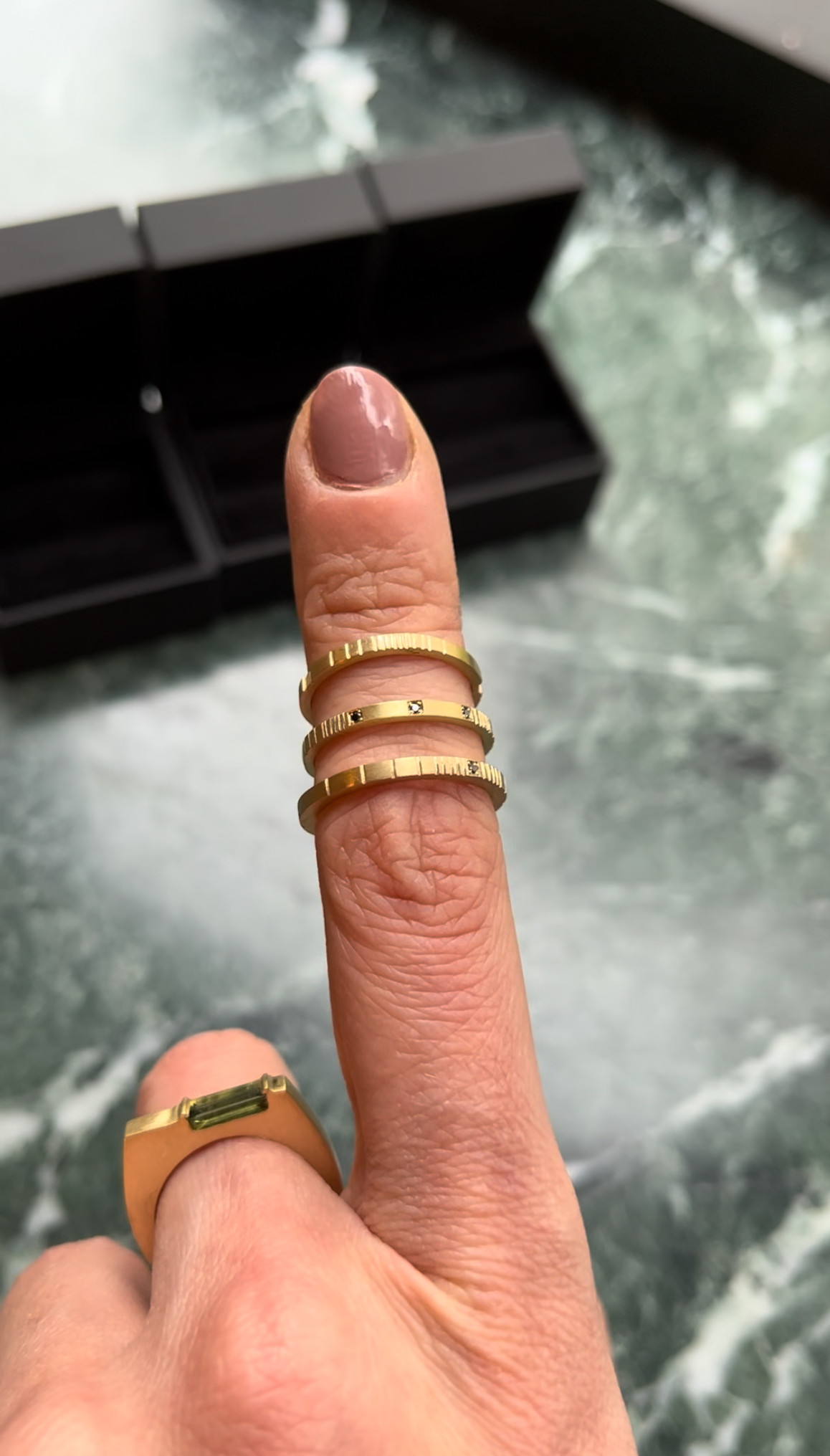 Juwelen workshop - fijne aanschuifringen - Foto