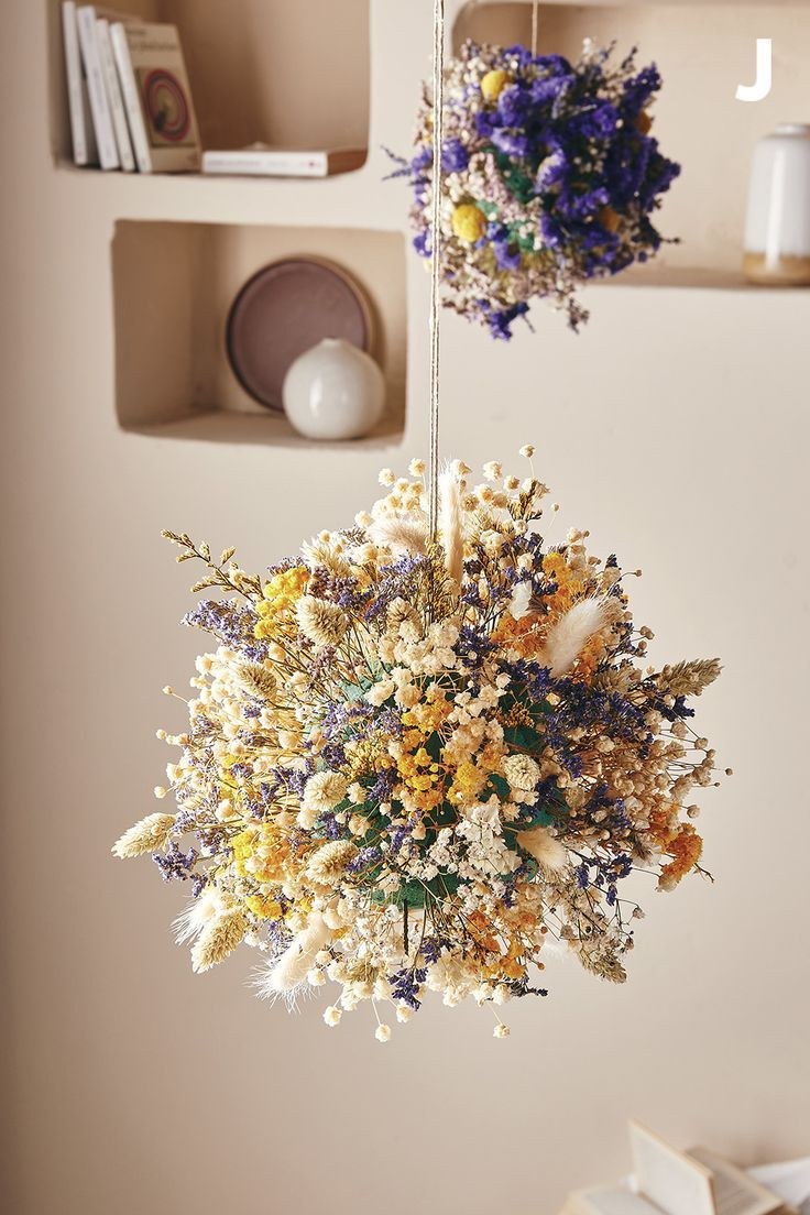 Workshop dried floral cloud - Foto