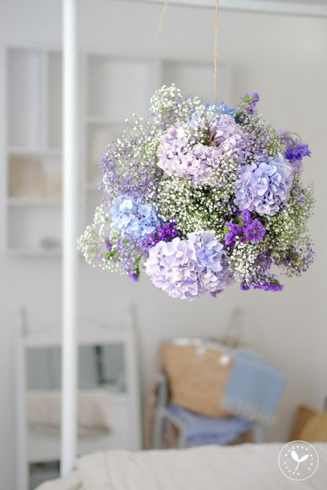 Workshop dried floral cloud - Foto