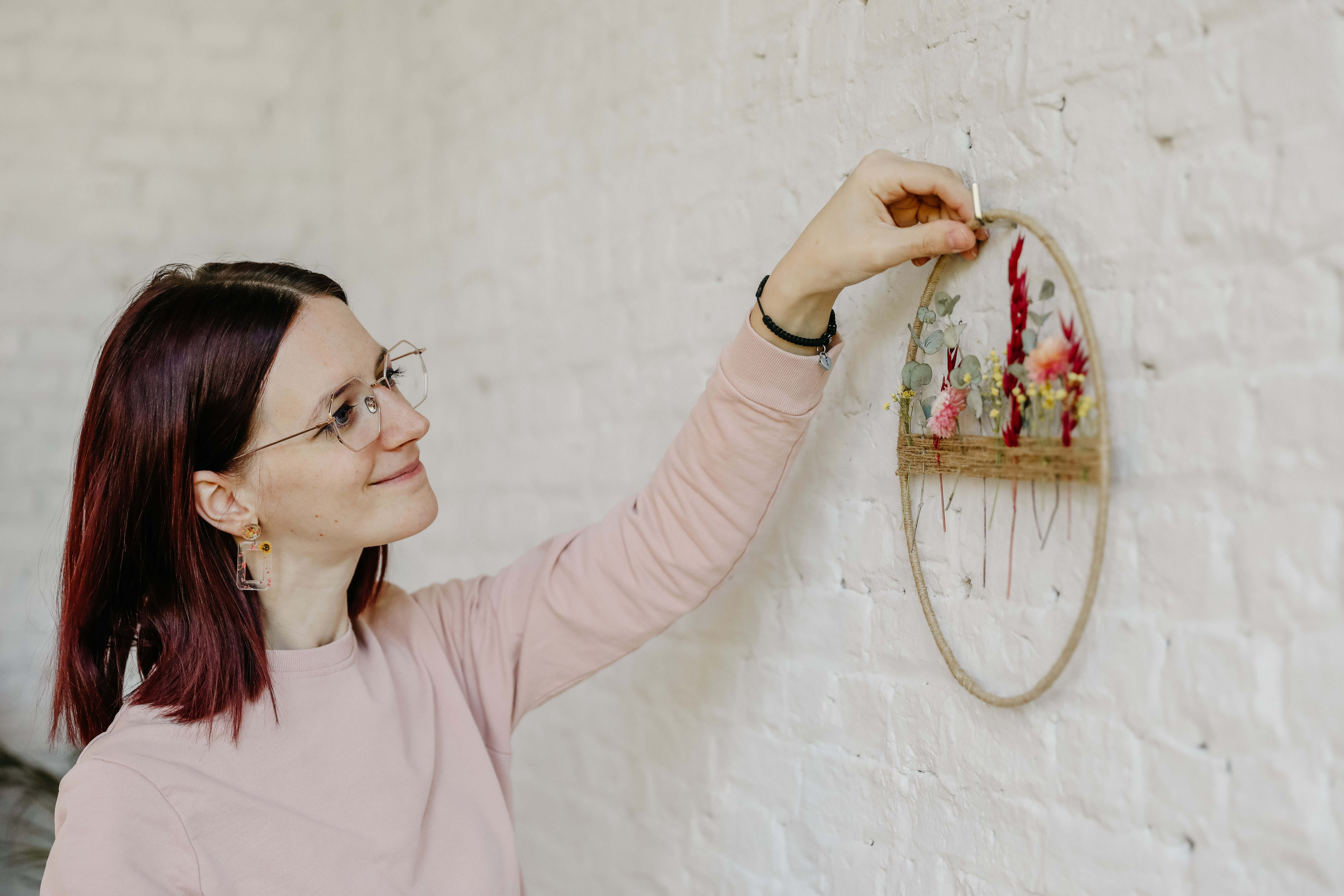 Dried floral hoops special workshop - Foto