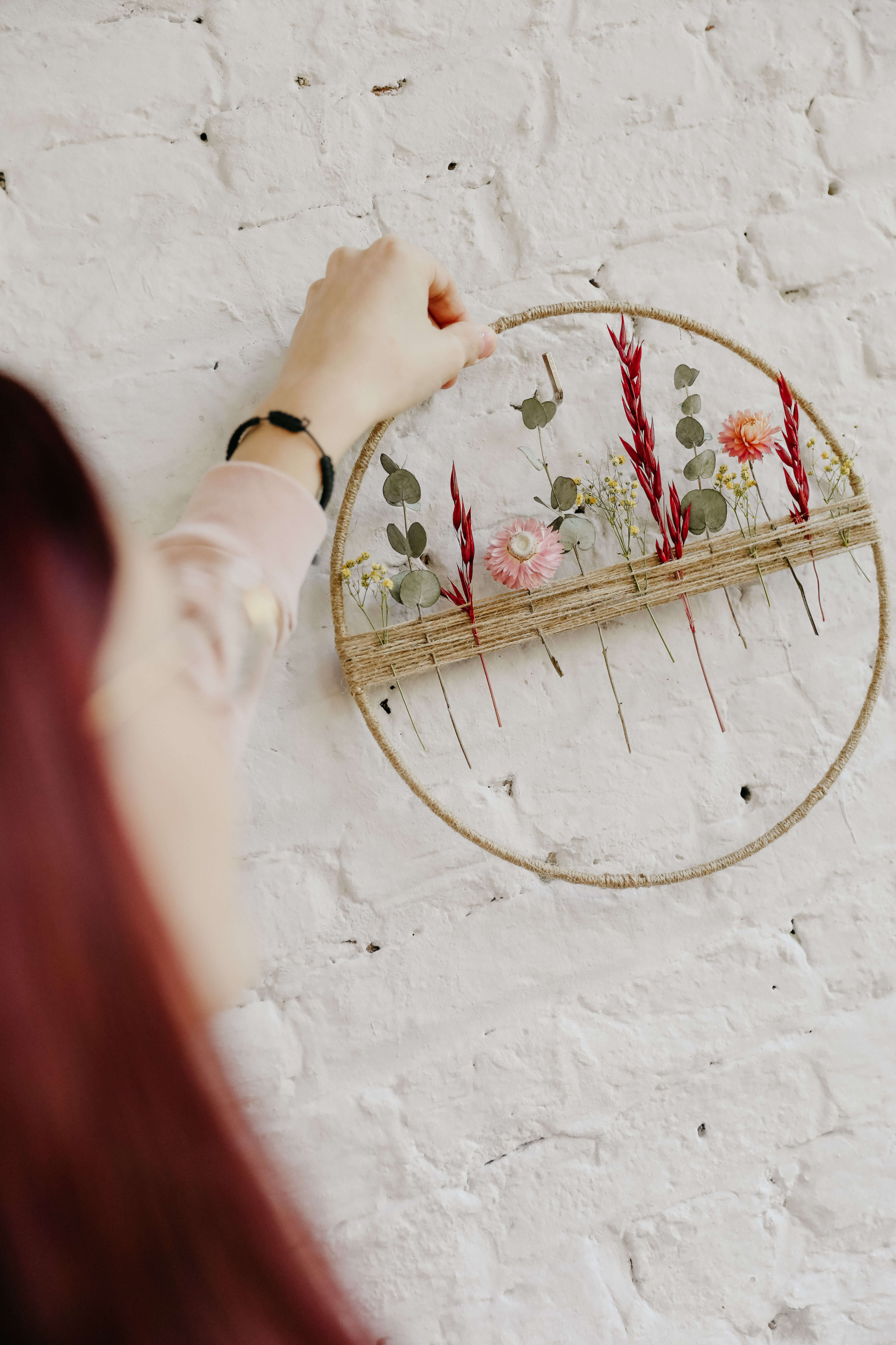 Dried floral hoops special workshop - Foto