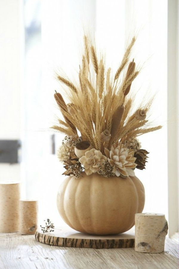Herfst workshop sierpompoen met droogbloemen - Foto