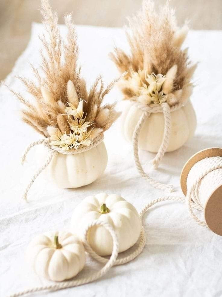 Herfst workshop sierpompoen met droogbloemen - Foto