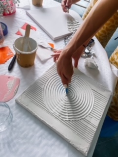 Workshop Textured Art - Foto