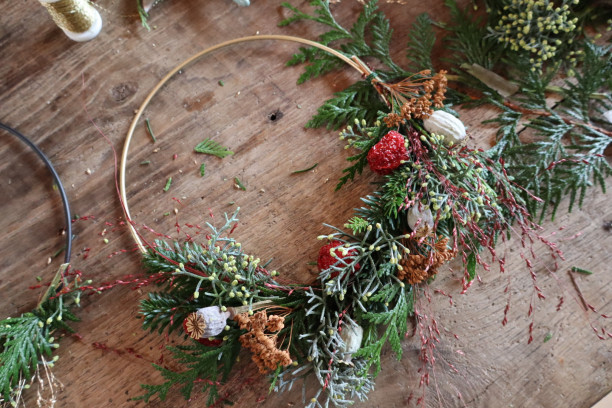Kerstkrans & sip workshop 🌲🍹