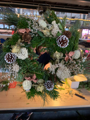 Kerstkrans & sip workshop 🌲🍹