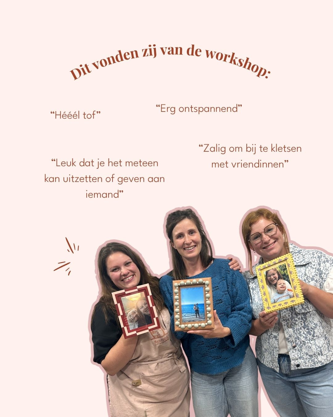 Workshop Sip & Paint a frame - Foto