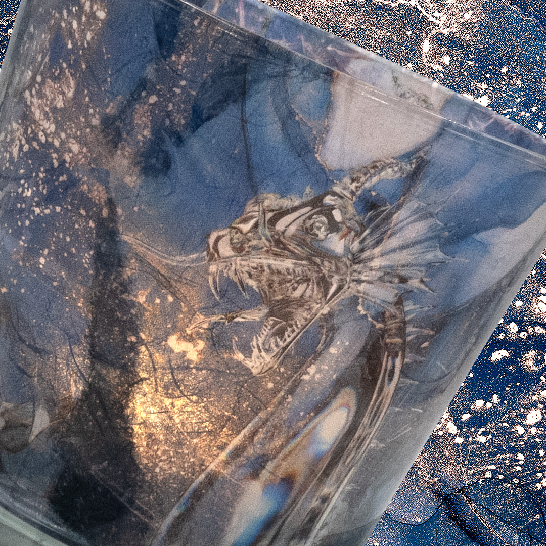 Workshop rijstpapier op glas - Foto
