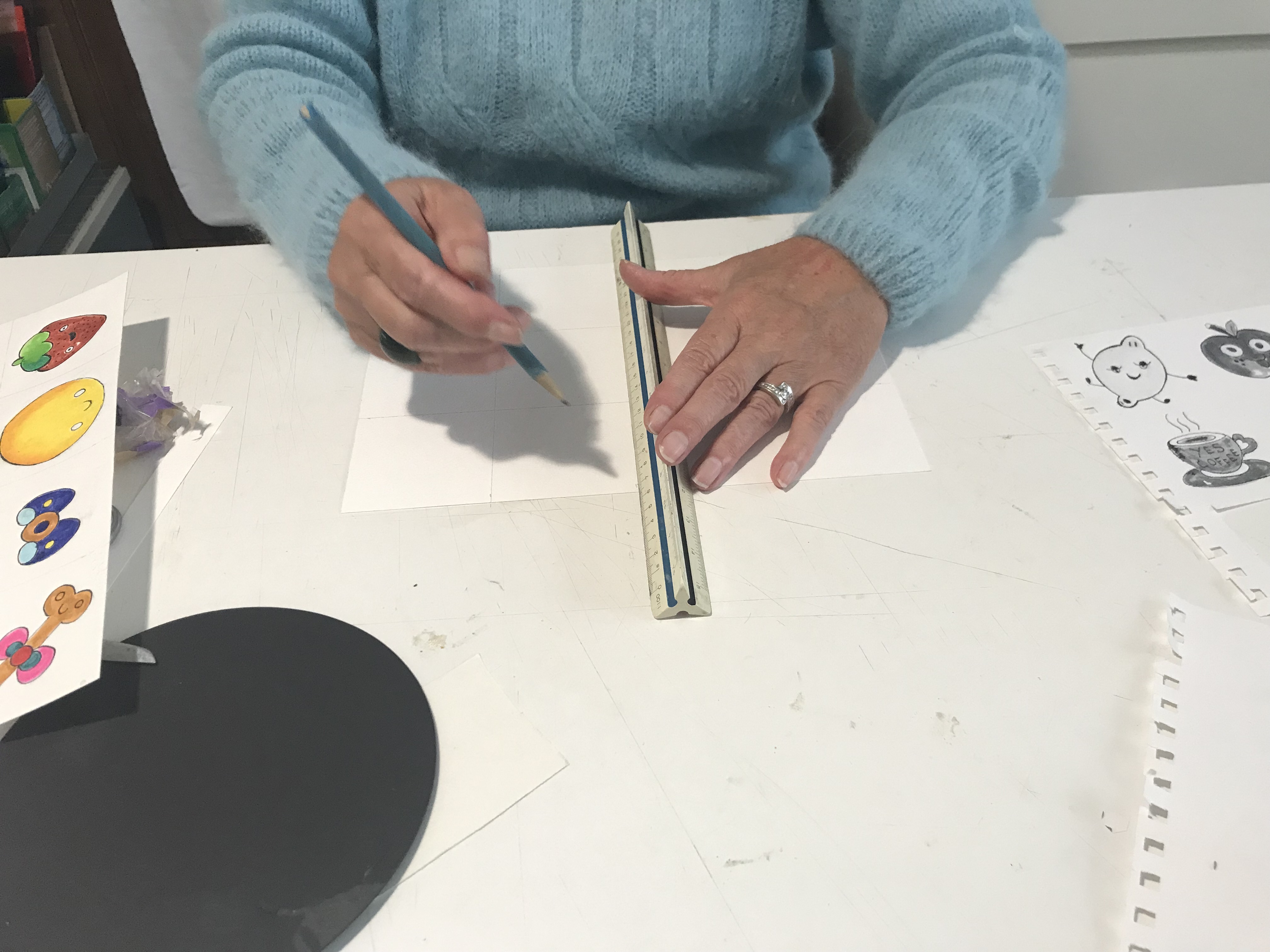 Kawaii workshop tekenen & stickers maken – Ouder & Kind / Grootouder & Kind - Foto