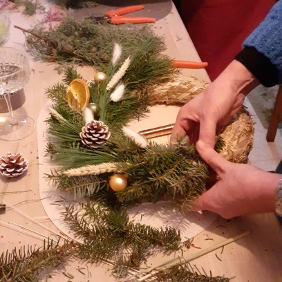 Workshop Kerstkrans maken