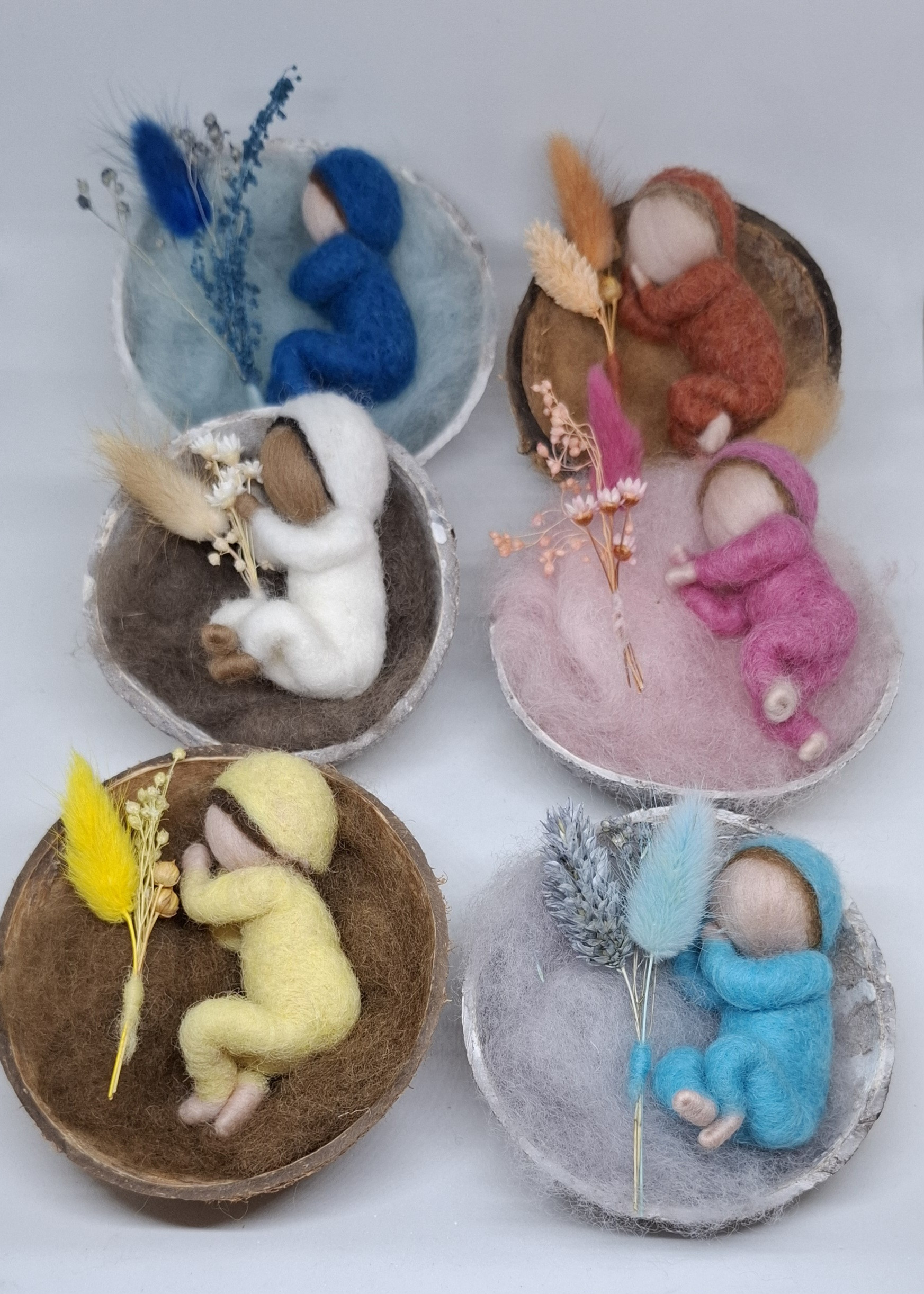 Workshop koesterkindje maken uit wolvilt - Foto