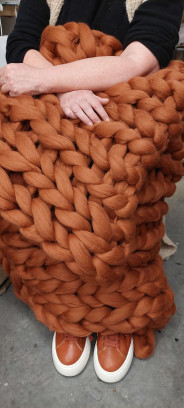 XXL breien Chunky plaid workshop