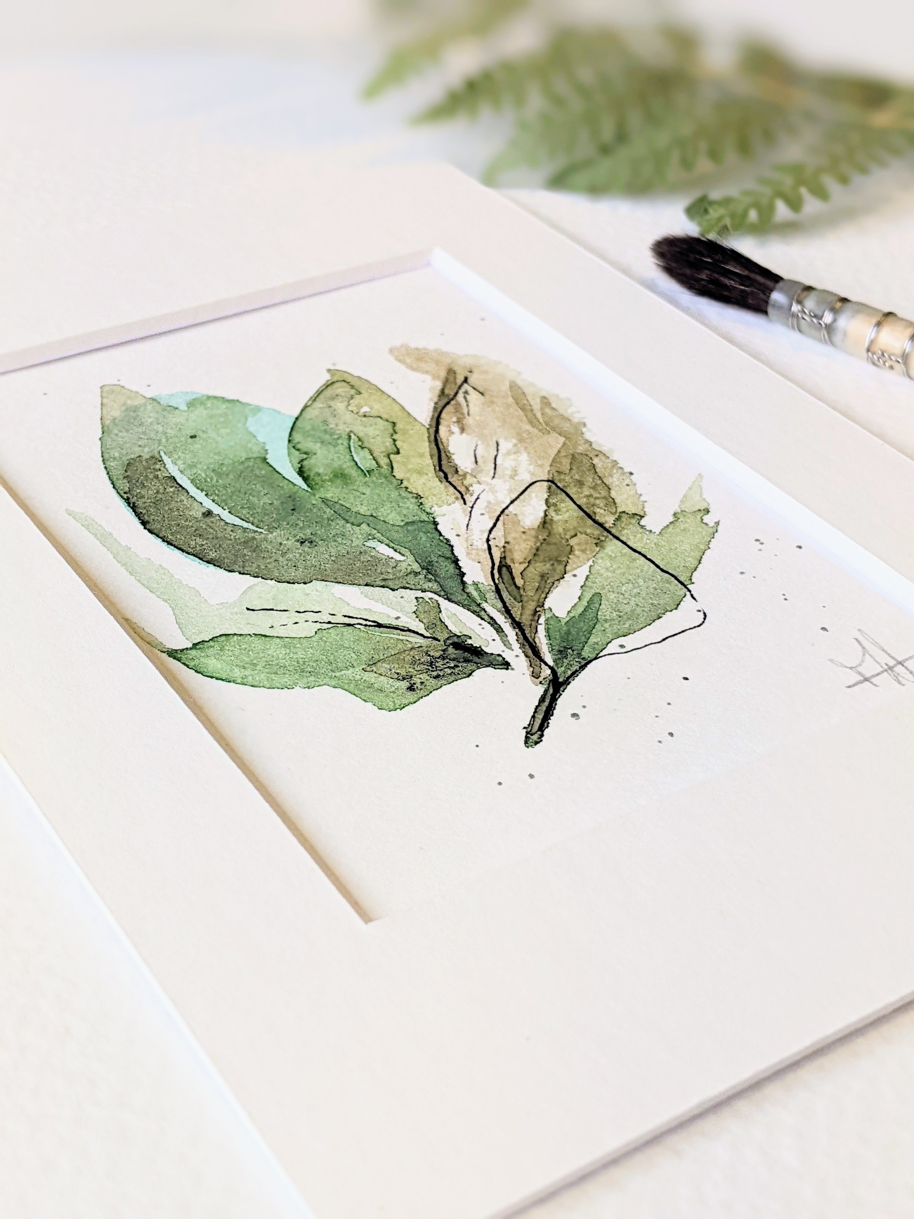 Workshop aquarel 'Abstract Bloem Geluk' schilderen
