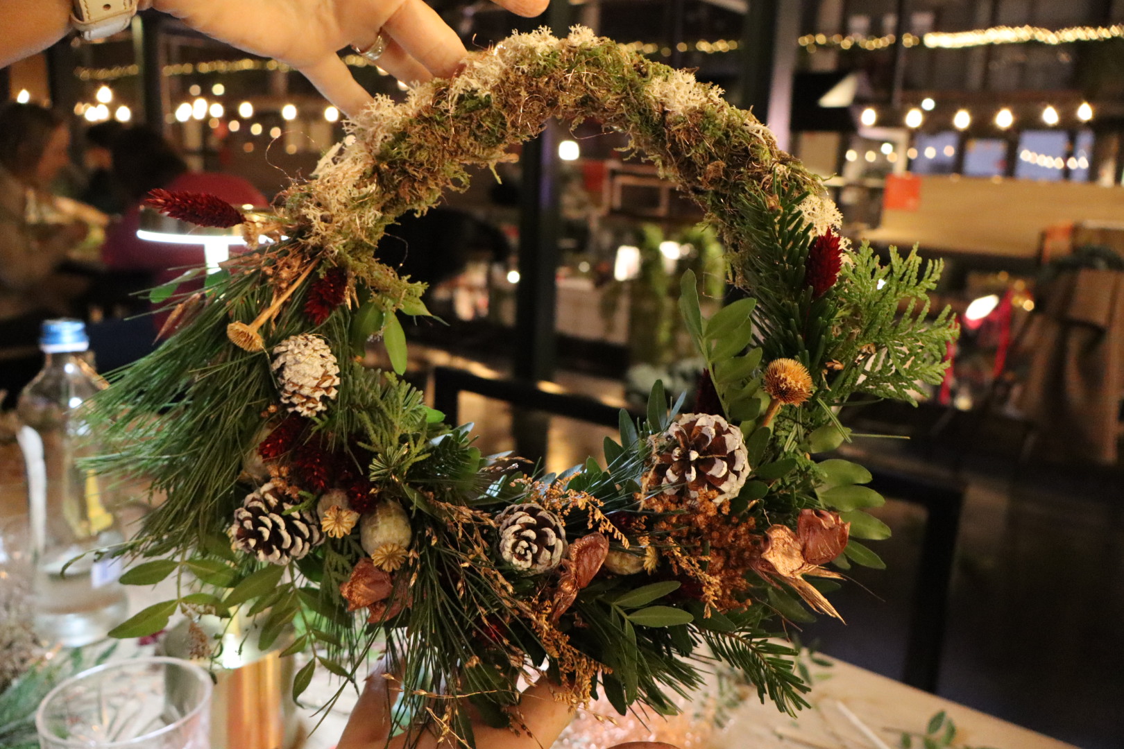 Kerstkrans & sip workshop 🌲🍹