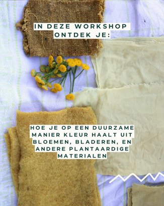 Workshop plantaardig verven: Authentieke kleuren, tijdloos ambacht