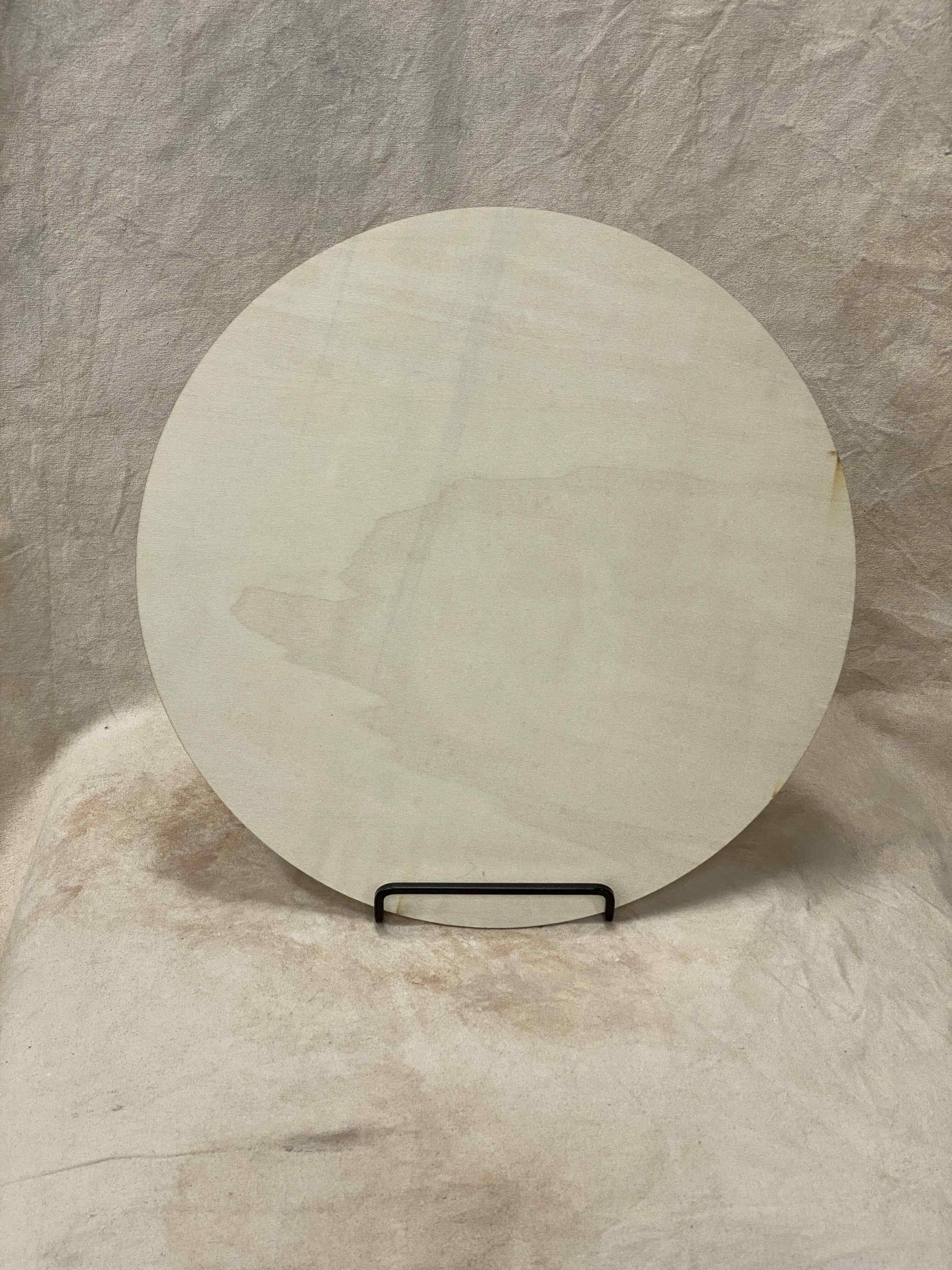 Houten muurcirkel (45 cm) versieren. - Foto
