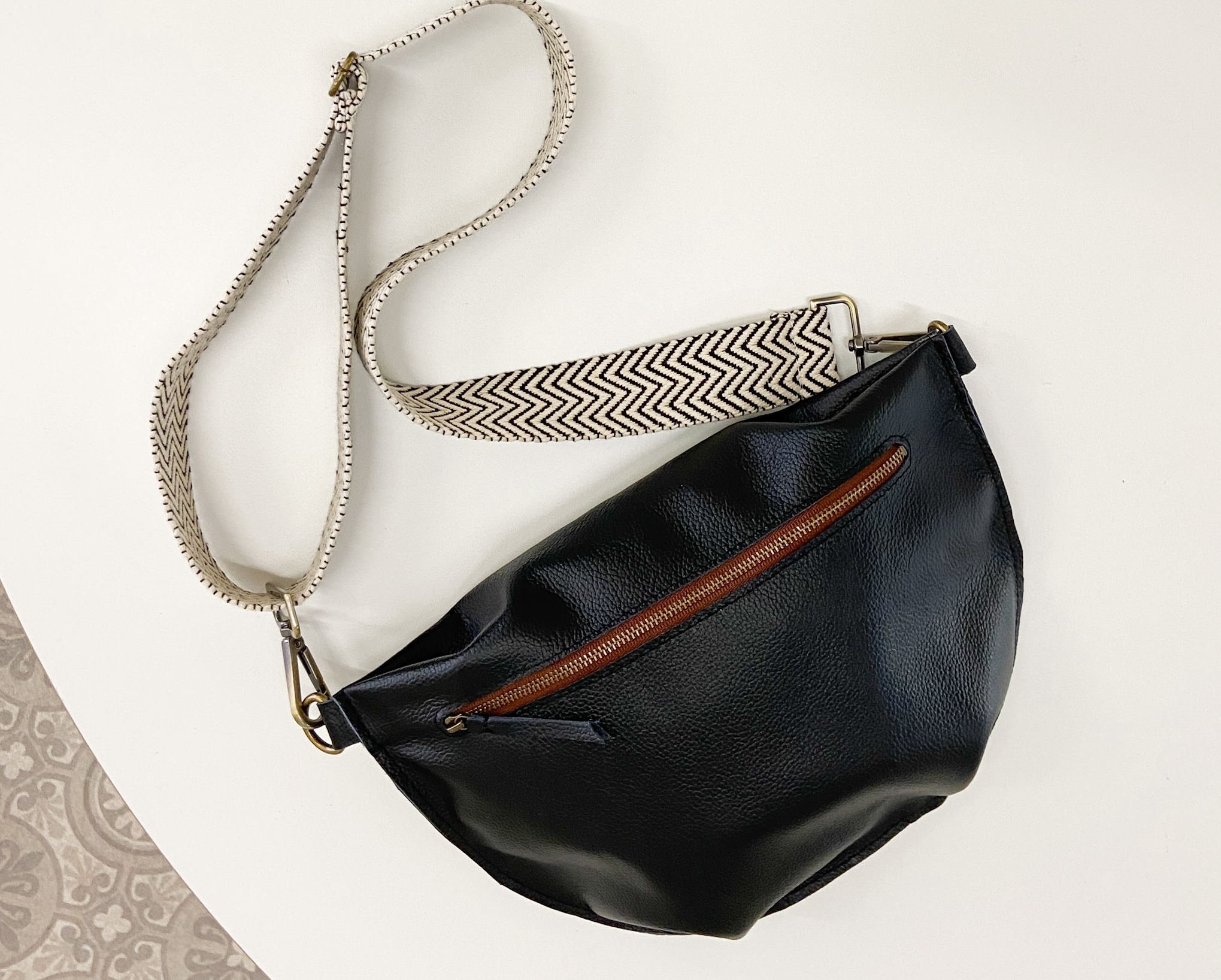 Maak een lederen fanny pack/buideltas - Workshop - Foto