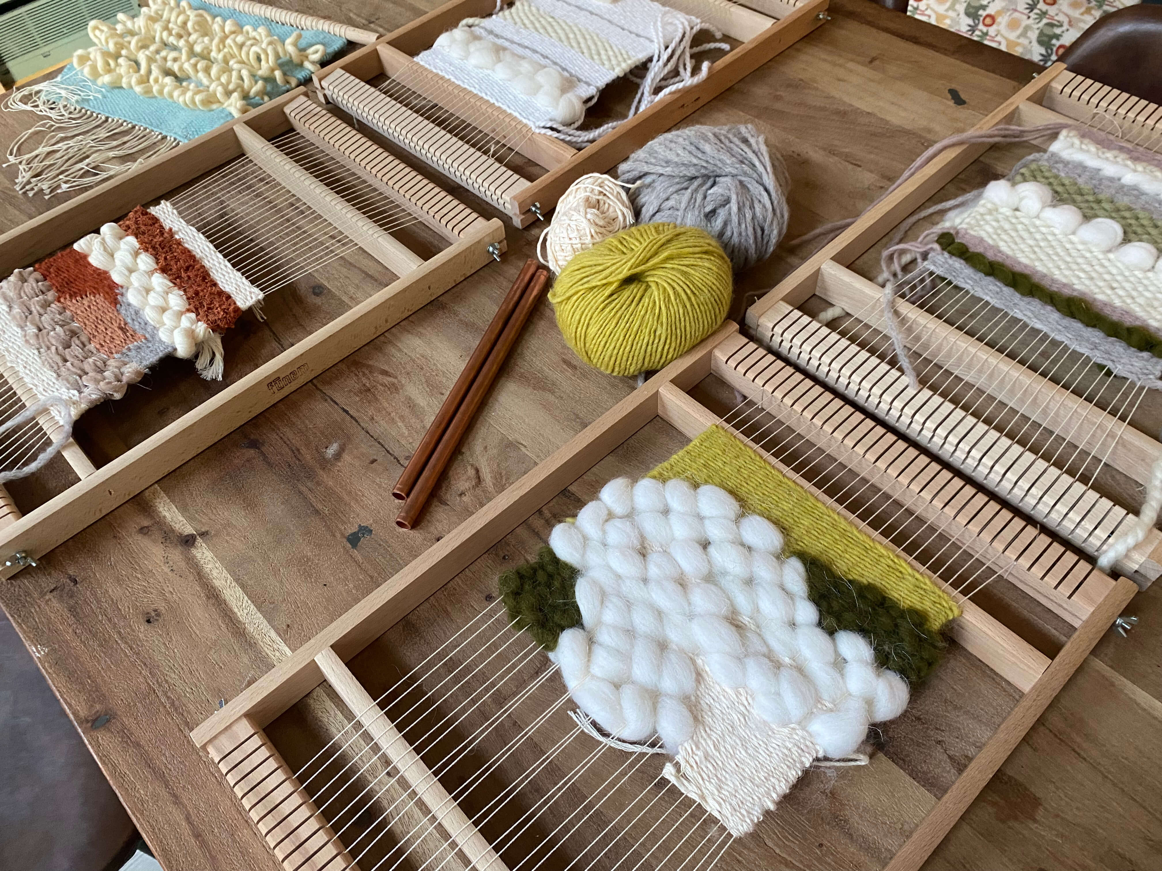 Weef je eigen wandtapijtje - Workshop bij Maison Juliette Herselt - Foto