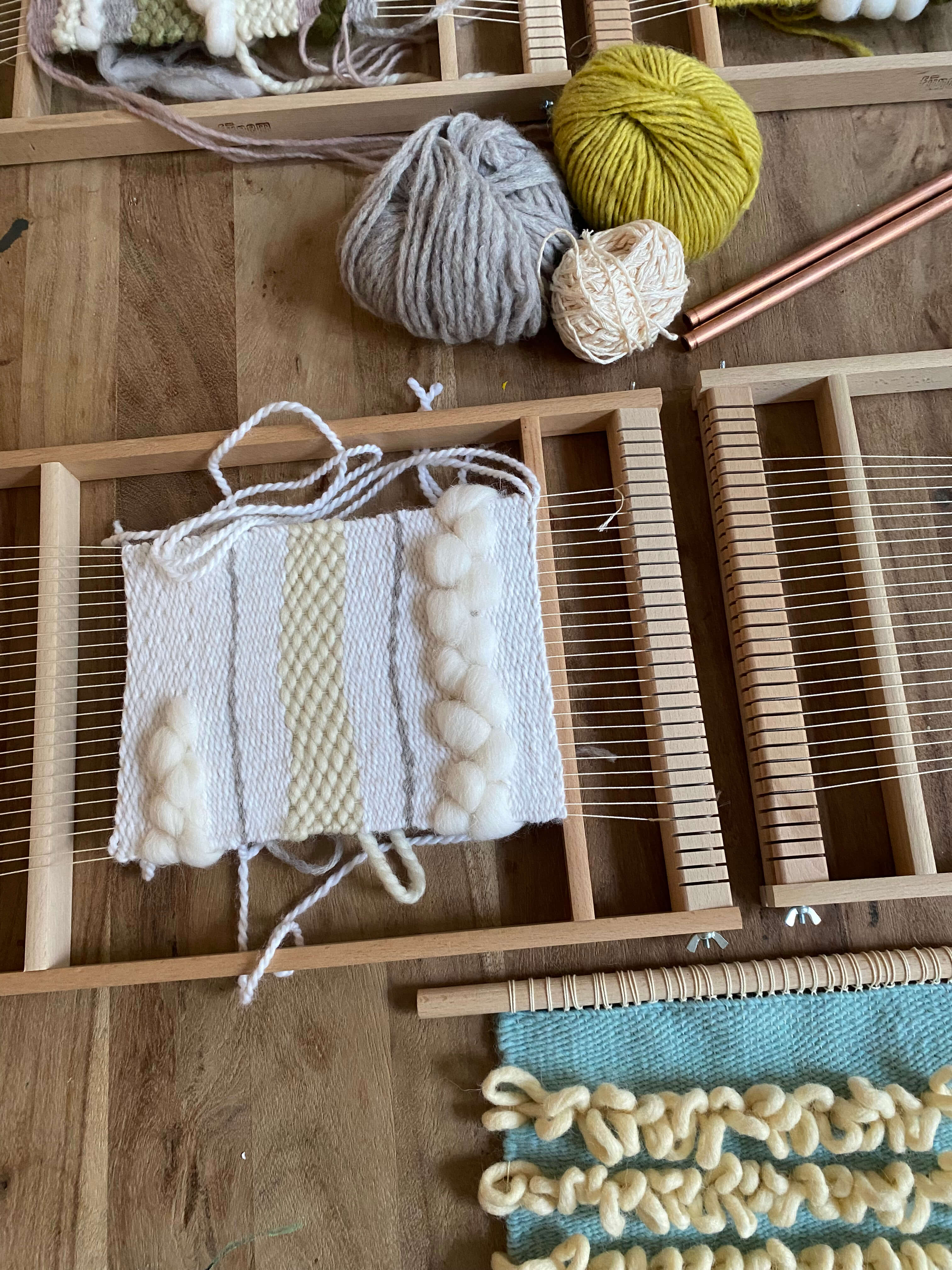 Weef je eigen wandtapijtje - Workshop bij Bolleke Krol Atelier - Foto