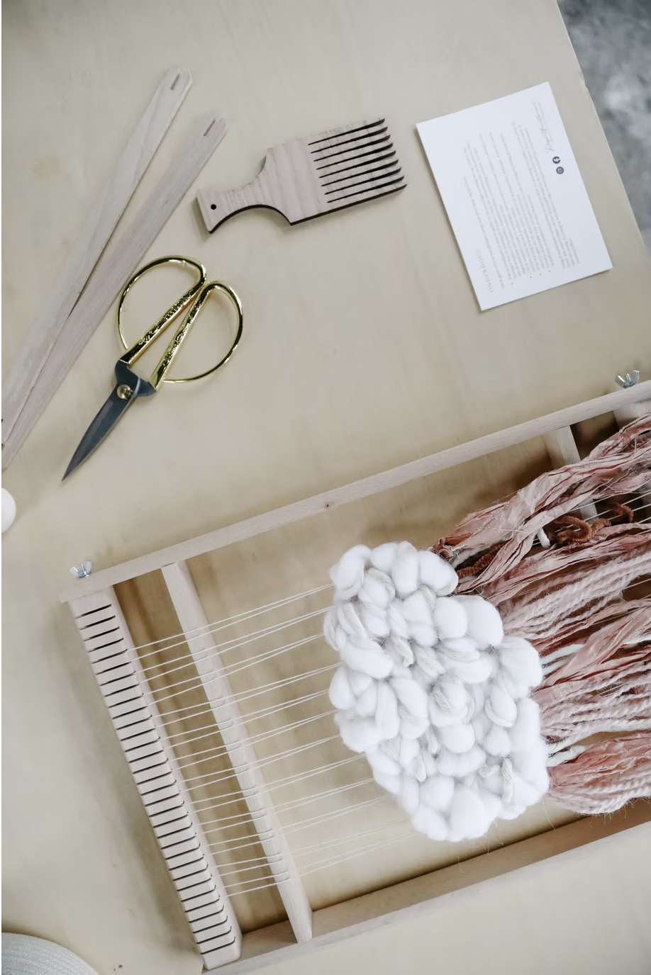 Weef je eigen wandtapijtje - Workshop bij Maison Juliette Herselt