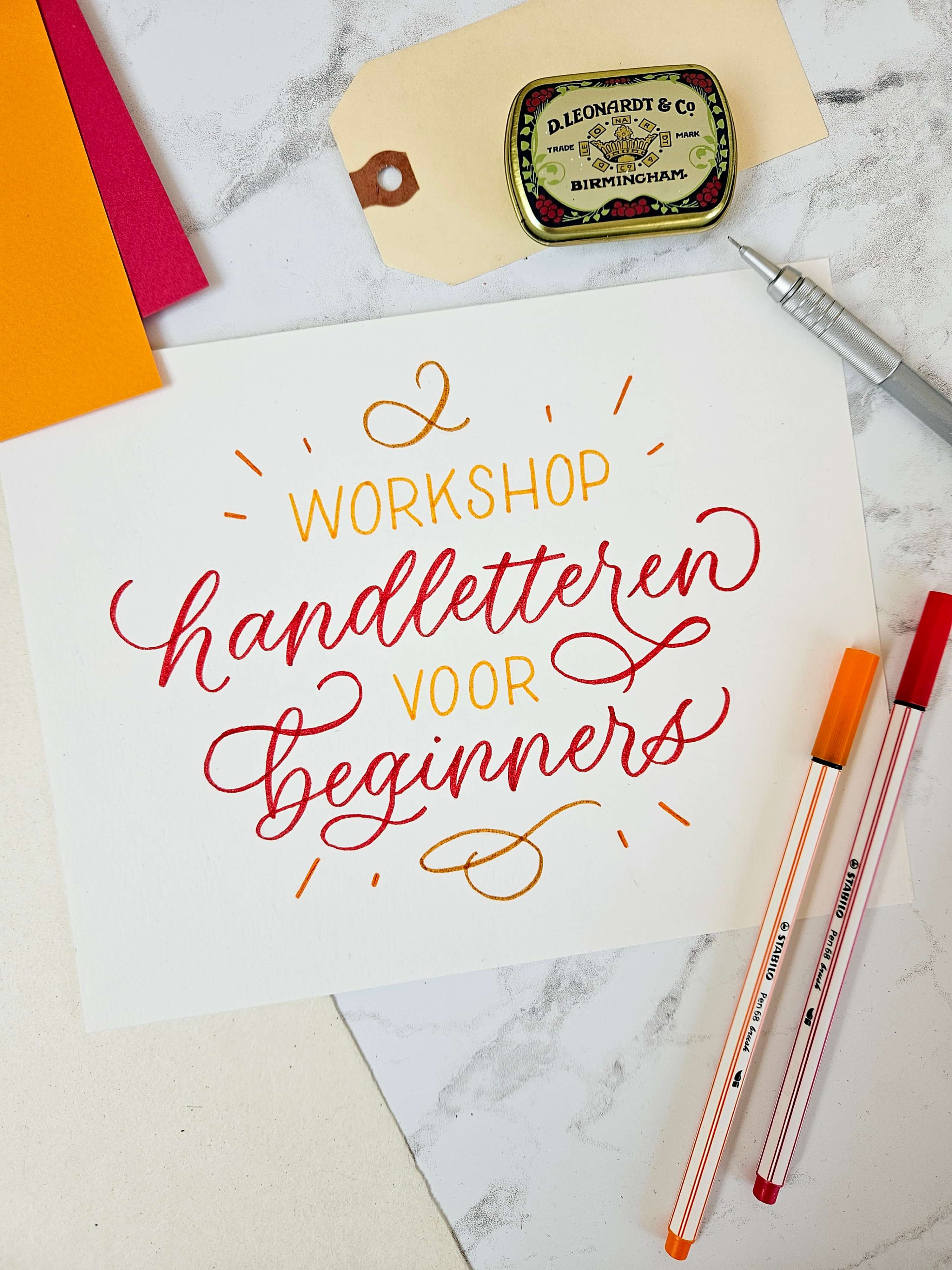 Handletteren voor beginners - Foto