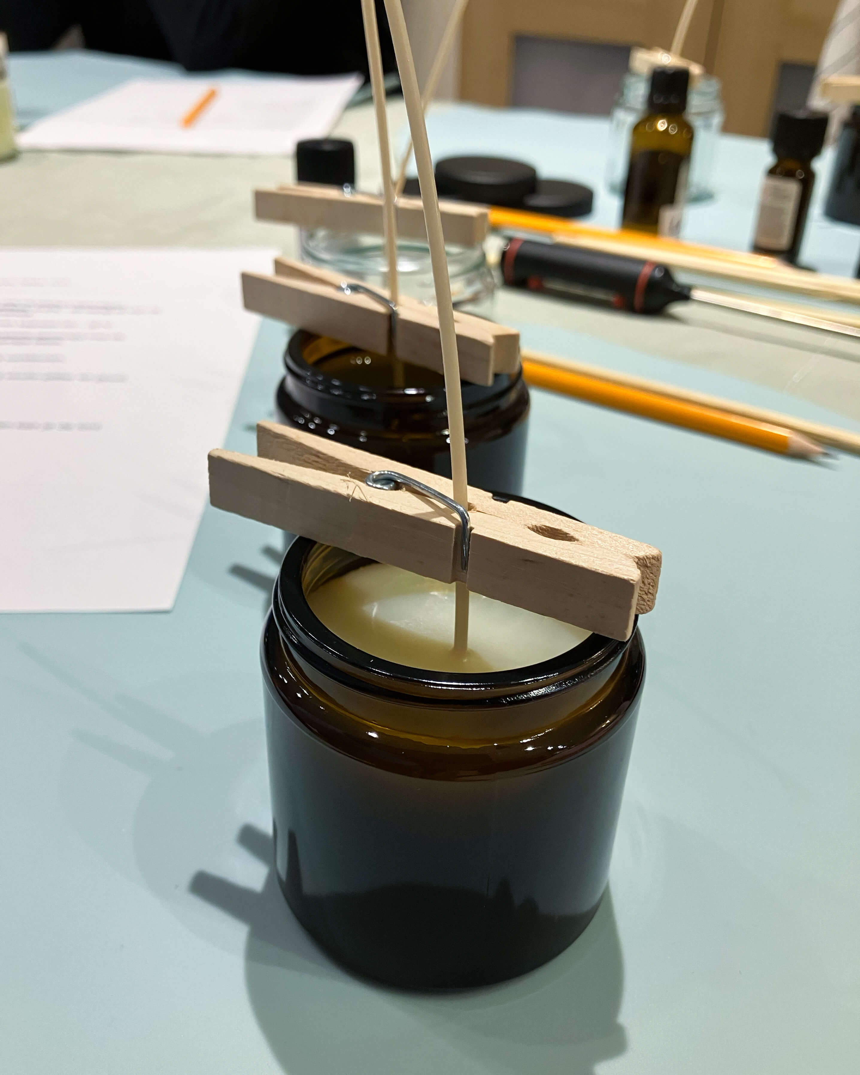 Geurkaarsen workshop met 100% vegan wax - Foto