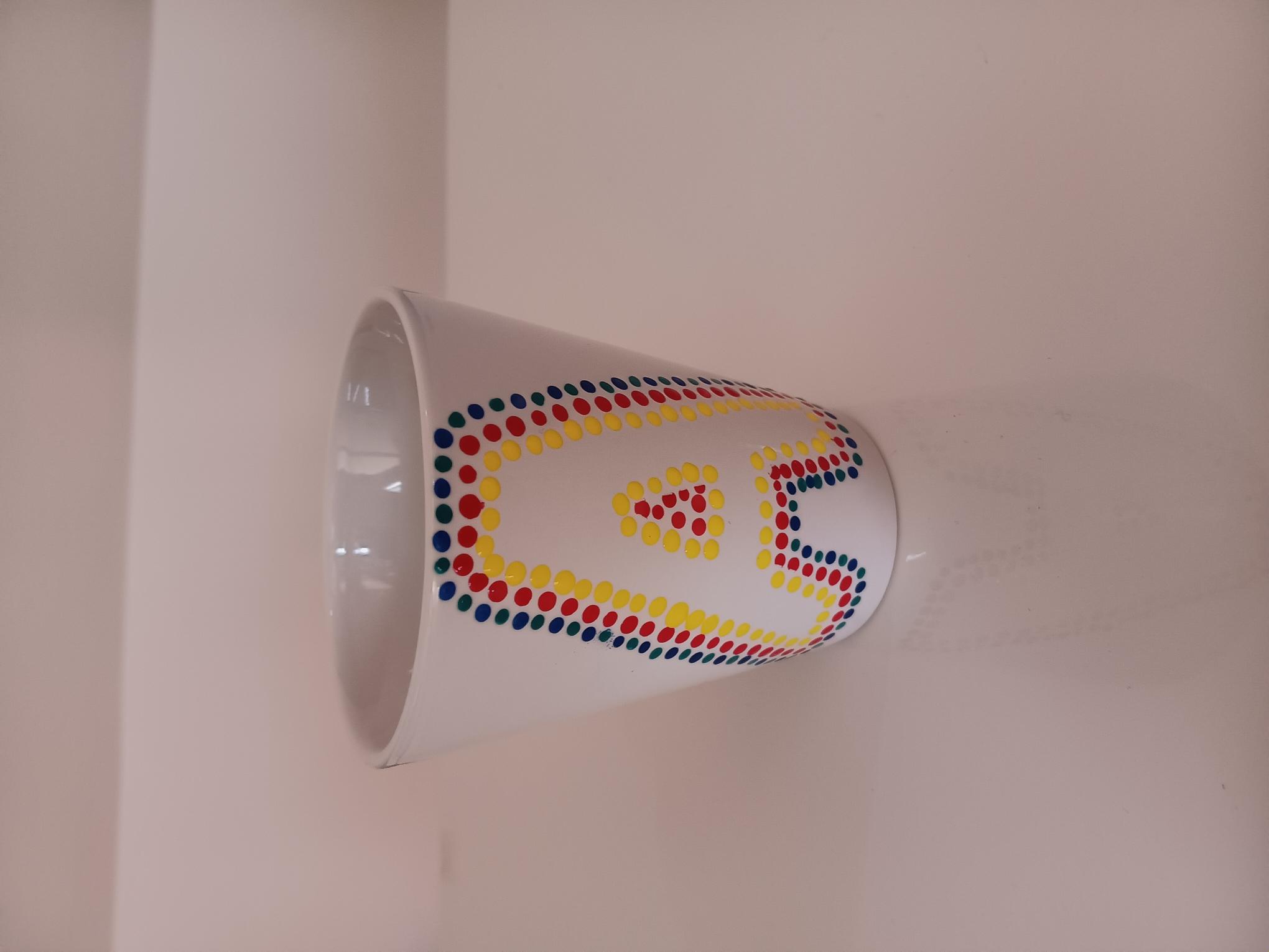 Ouder-kind workshop creatief stippen op porselein & glas - Foto