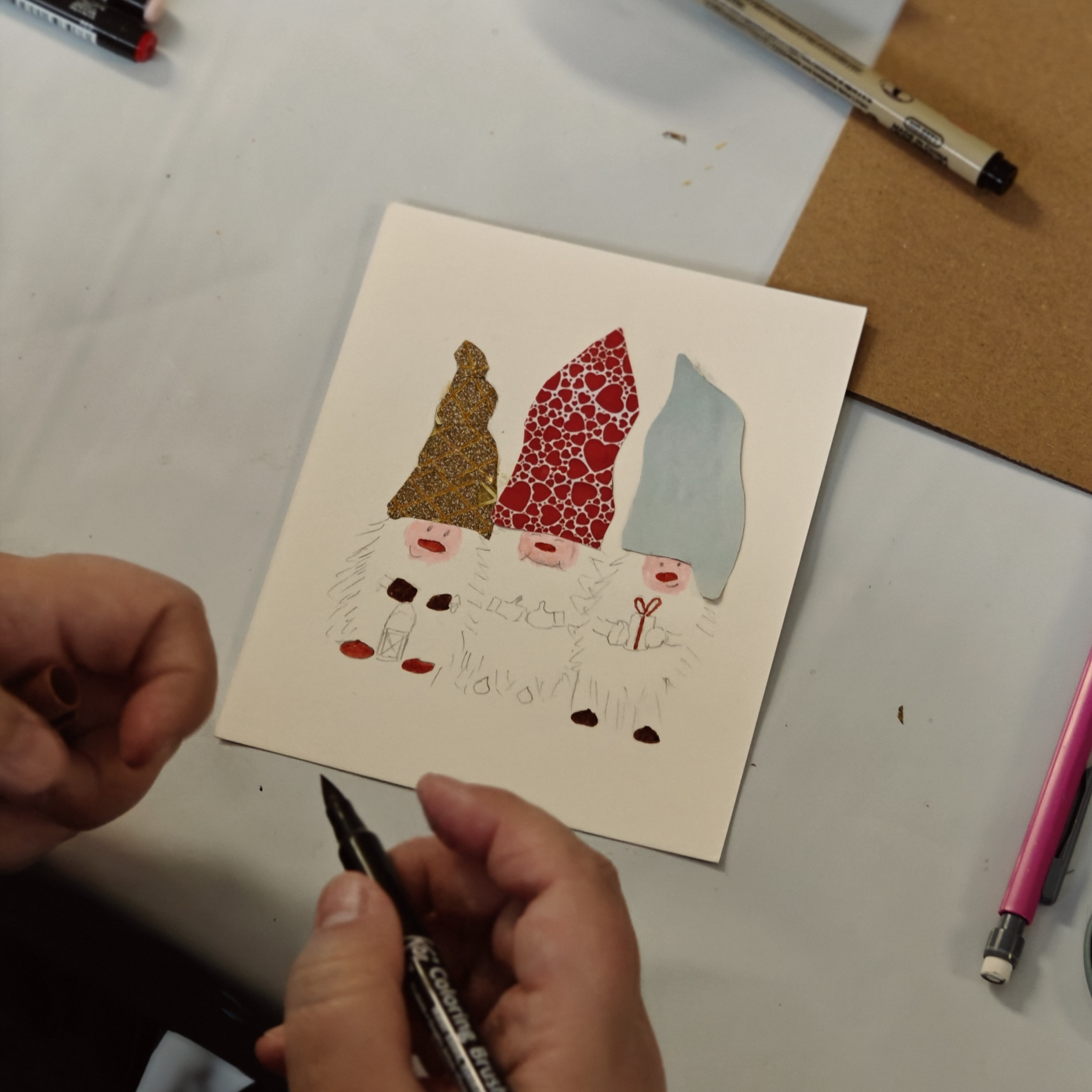 Kerstkaartjes met Collage & Illustratie @Libelle Winterfair - 13/11 om 10u15 - Foto