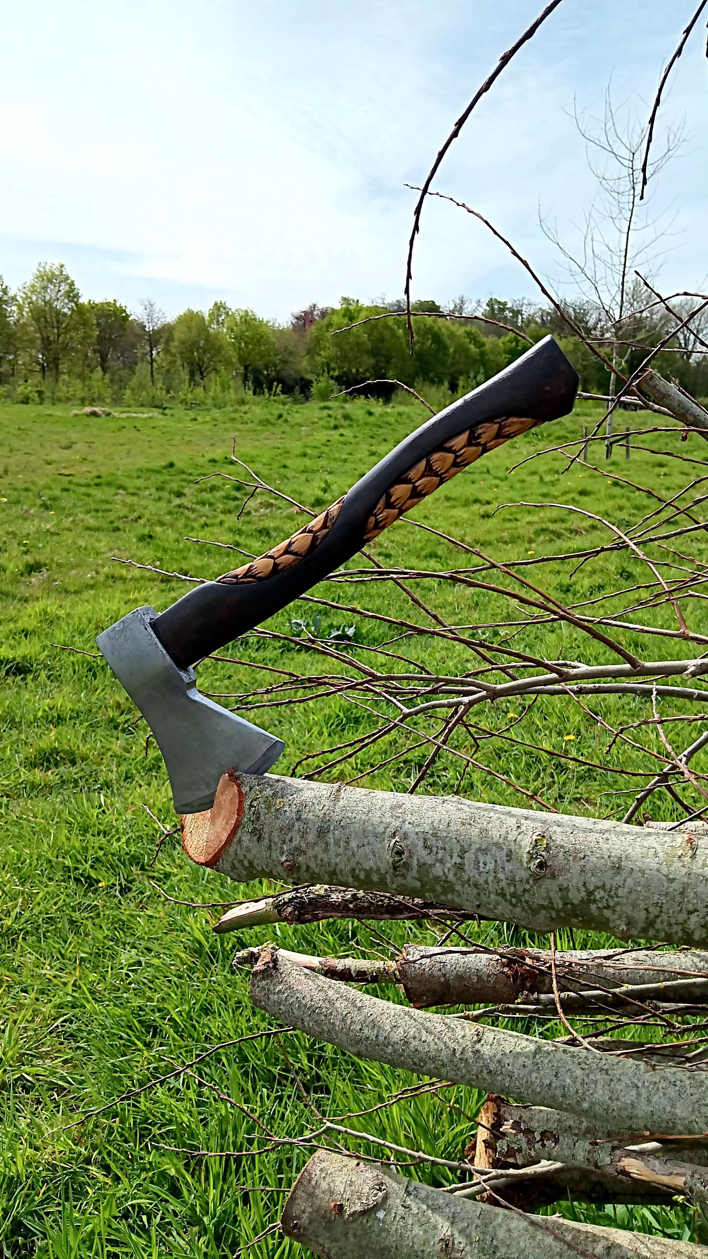 Houtsnijden - Viking Bijl Workshop voor beginners - Foto