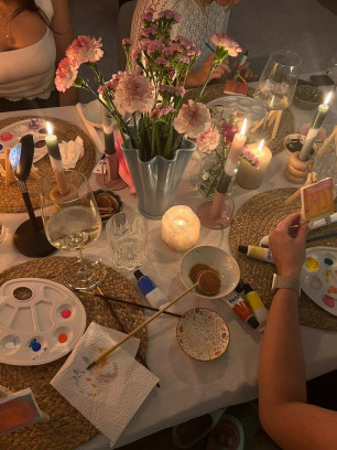 Cosy Evening (4 personen) - Creatieve avond onder vriendinnen.